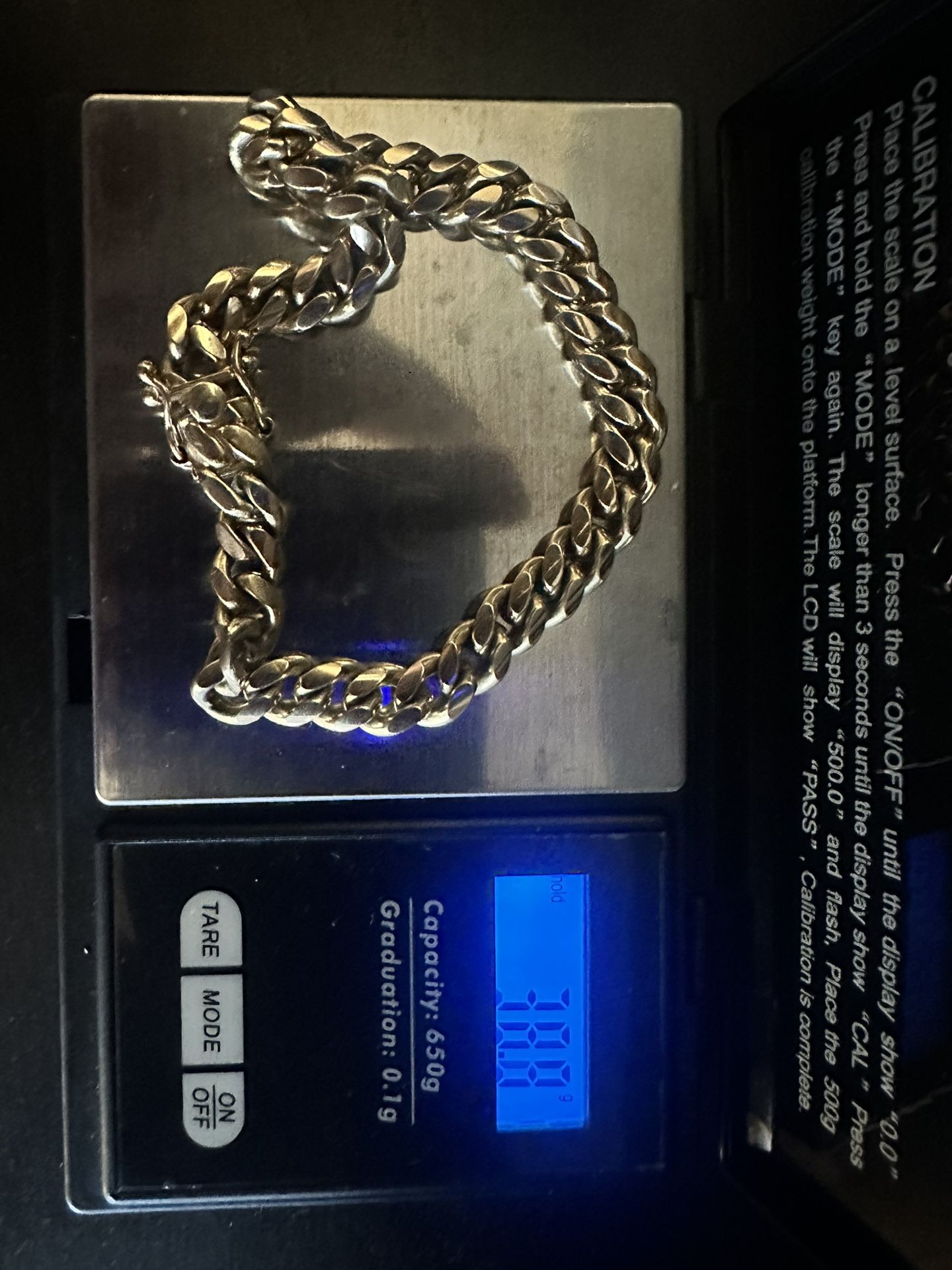 14k Cuban Link Bracelet 