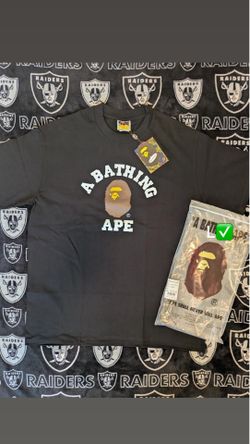 Black bathing ape with brown ape tshirt