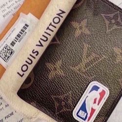 Authentic Louis Vuitton x NBA Original Monogram Pocket Organizer Wallet New