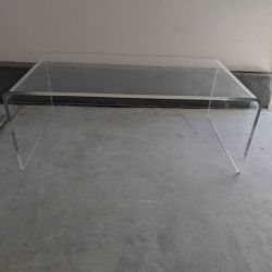 Coffee Table CB2 Peekaboo lucite
