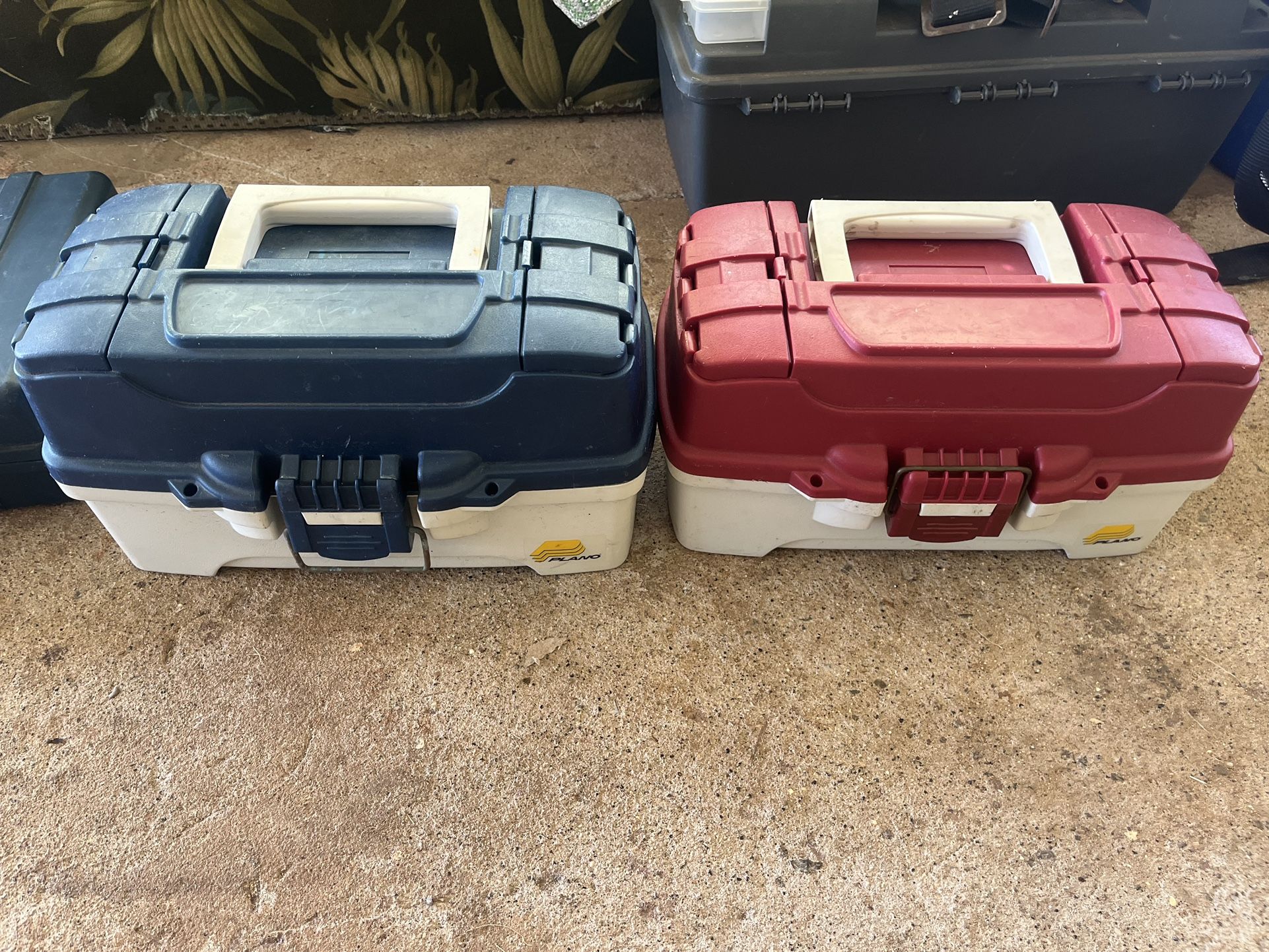 Two Plano Tackle Boxes