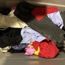 Lot of 40 items girls size 14-16 clothes mixed tub winter & summer & dresses $10 