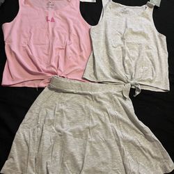 Girls Shirts And Skirt Size 16-18