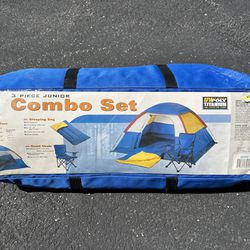 Camping Tent And Sleeping Bag Combo 