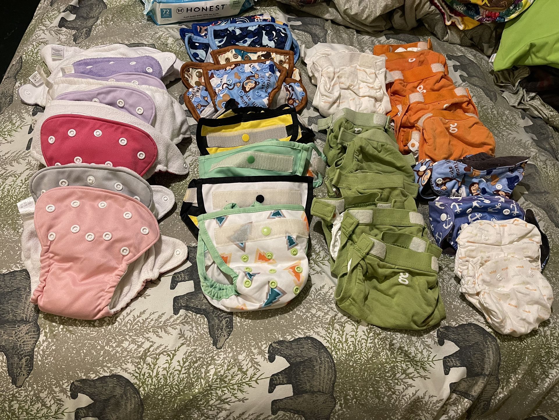newborn AIO Cloth Diapers And Covers