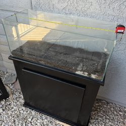 40 Gallon AquaScape Fish Tank With Stand