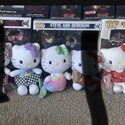 Lot Of  5 Hello Kitty Plush