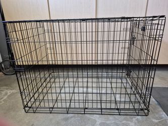 XLG XL DOG PET CRATE NO TRAY 42X31X28  MUST READ BELOW