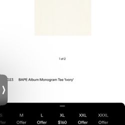 Bape Shirt (2023) Album Monogram