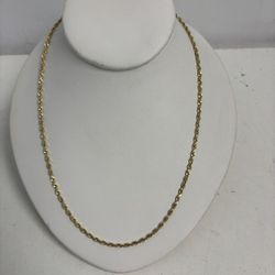 14 Kt 24” Gold Rope Chain 