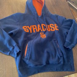 Chaps Syracuse Orange SU University Stitched Hoodie Sweatshirt Pullover Men's Size Small S