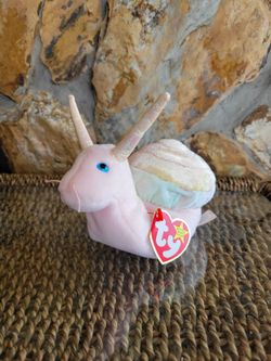 Swirly - 1999, Ty Beanie Snail Plush
