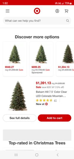 Grand Duchless  Balsam Christmas Tree Life Like 