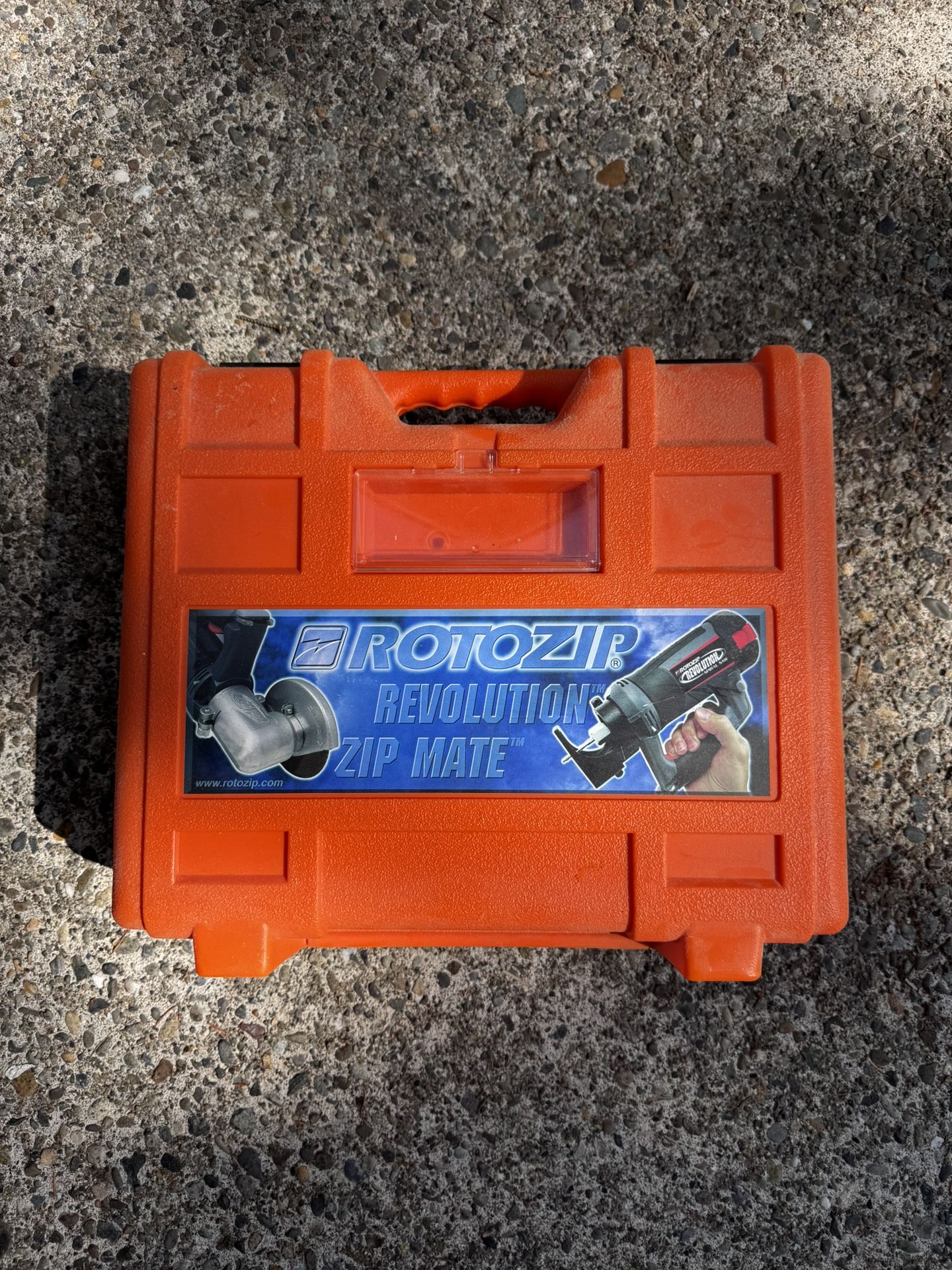 Rotozip Revolution Spiral Saw Kit with Zip Mate and extra Attachments & Case