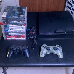 PS3 Controller And Games Included 