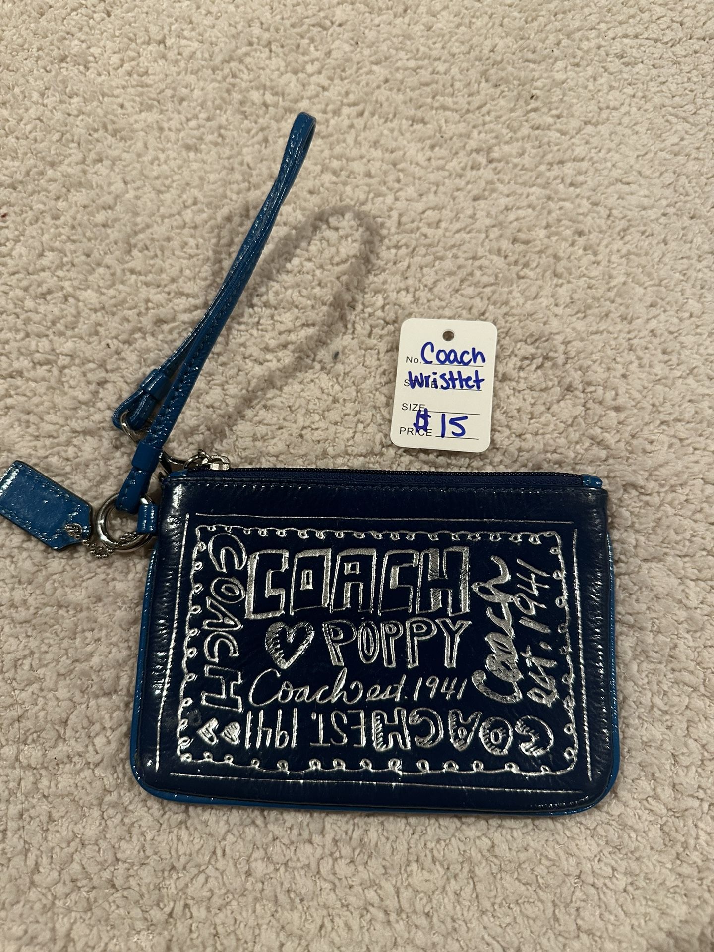 Coach Poppy Wristlet