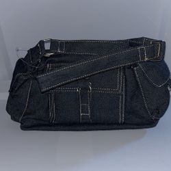 Blue jean handbag