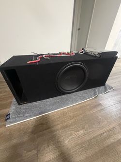 Subwoofer in Ported Box with Amplifier