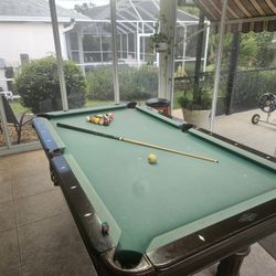 Billiard Table With Extras