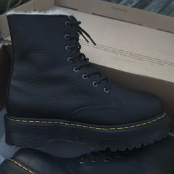 Dr Martens Black High Rise Platform Boots 12