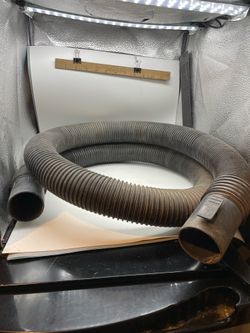 💥REDUCED💥 2” - 2 1/4” Black, flexible corrugated vacuum hose, used for wet/dry shop vacuums