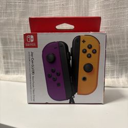 Nintendo Switch Neon Purple/Orange Joy-Con (Switch 1)