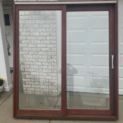 Refurbished Pella Sliding Door  71.5 X 80.25