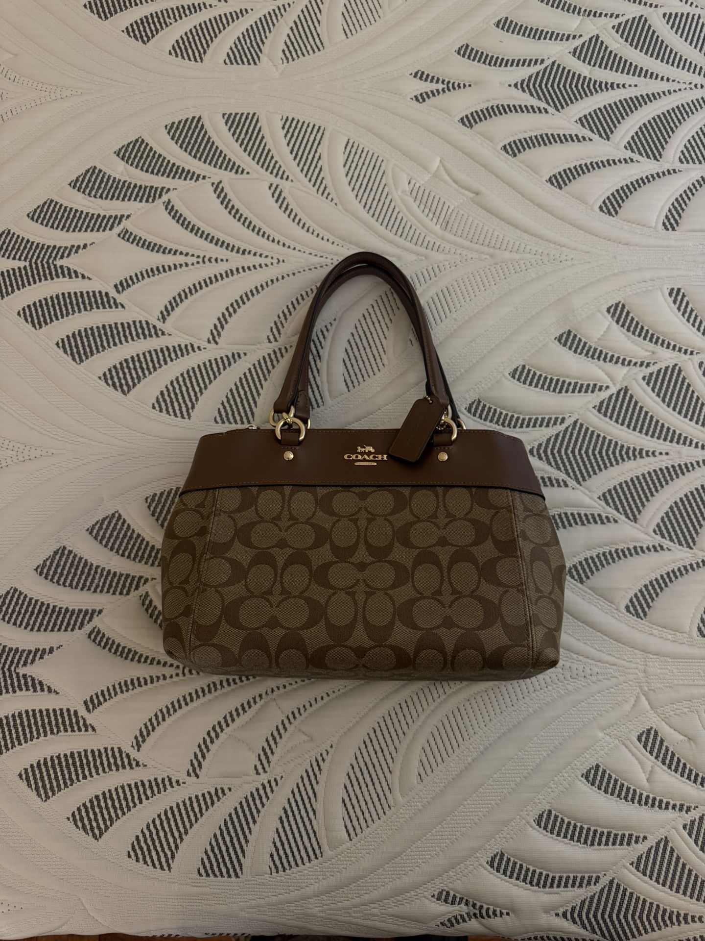 Coach Mini Brooke Cary all in Signature Canvas