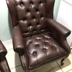 Brown Accent Chairs Set Of 2