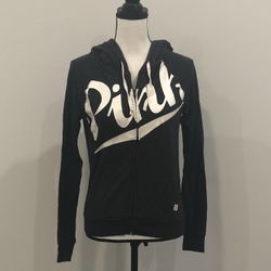 Pink- Victoria’s Secret Full Zip Hoodie