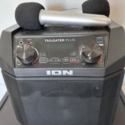 ION Audio Tailgater Plus - 50W Portable Outdoor Wireless Bluetooth Speaker with
