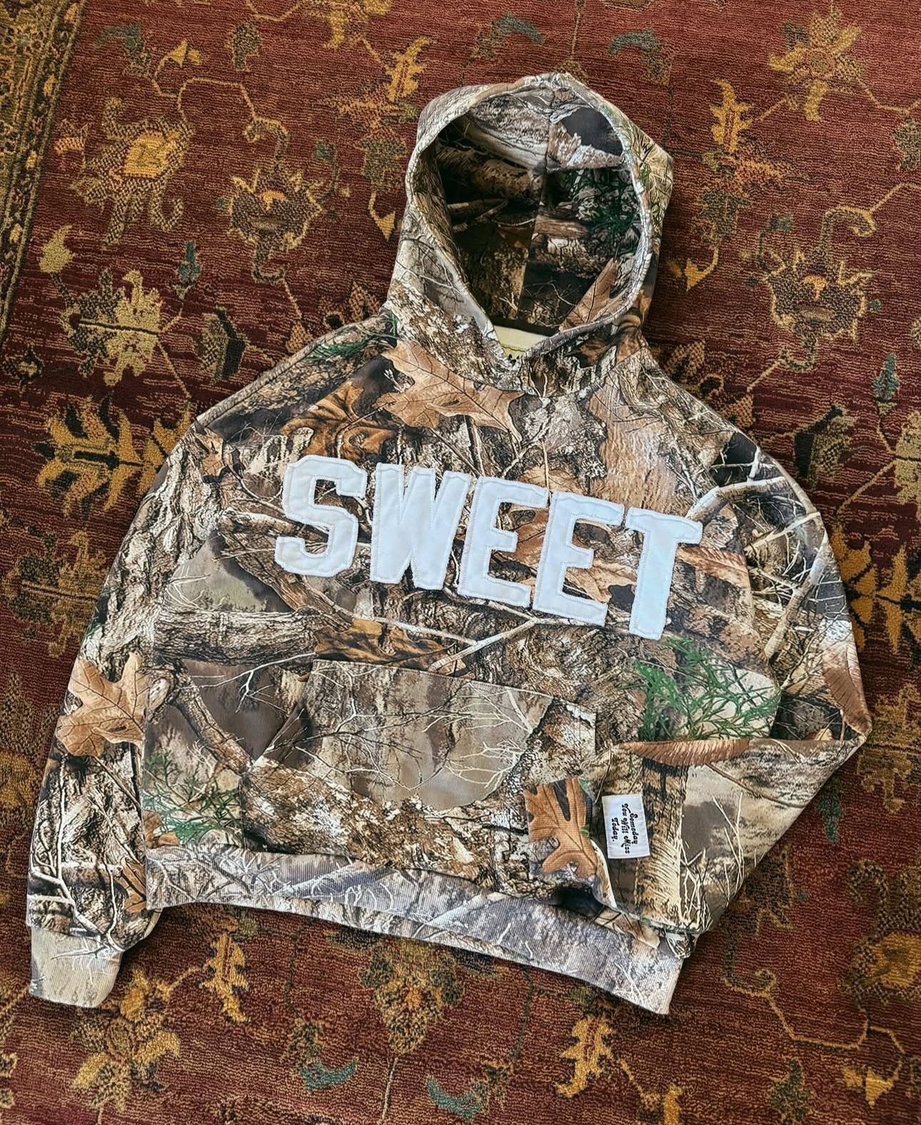 Premium Hoodie “Sweet Aged Camo Hoodie” (New - XL) -
