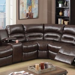 Recliner Sectional, Brand New