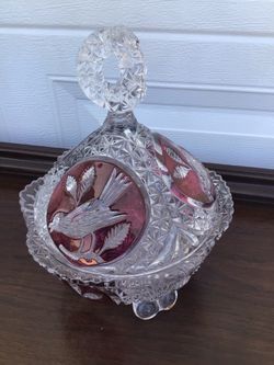 Vintage Crystal jar