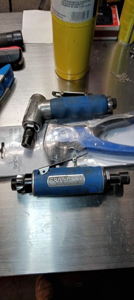 Cat 555 Gearless Die Grinder . Cat520 Cutoff. W A Set Of Wire Strippers