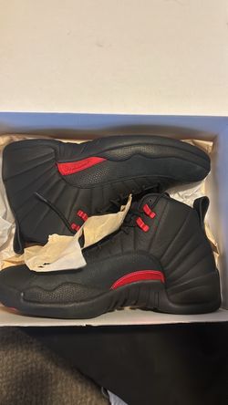 Air Jordan 12 Retro Black Red Sneakers