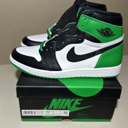 Jordan 1 High Lucky Green Size 12