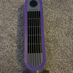 Purple Mini Tower Fan