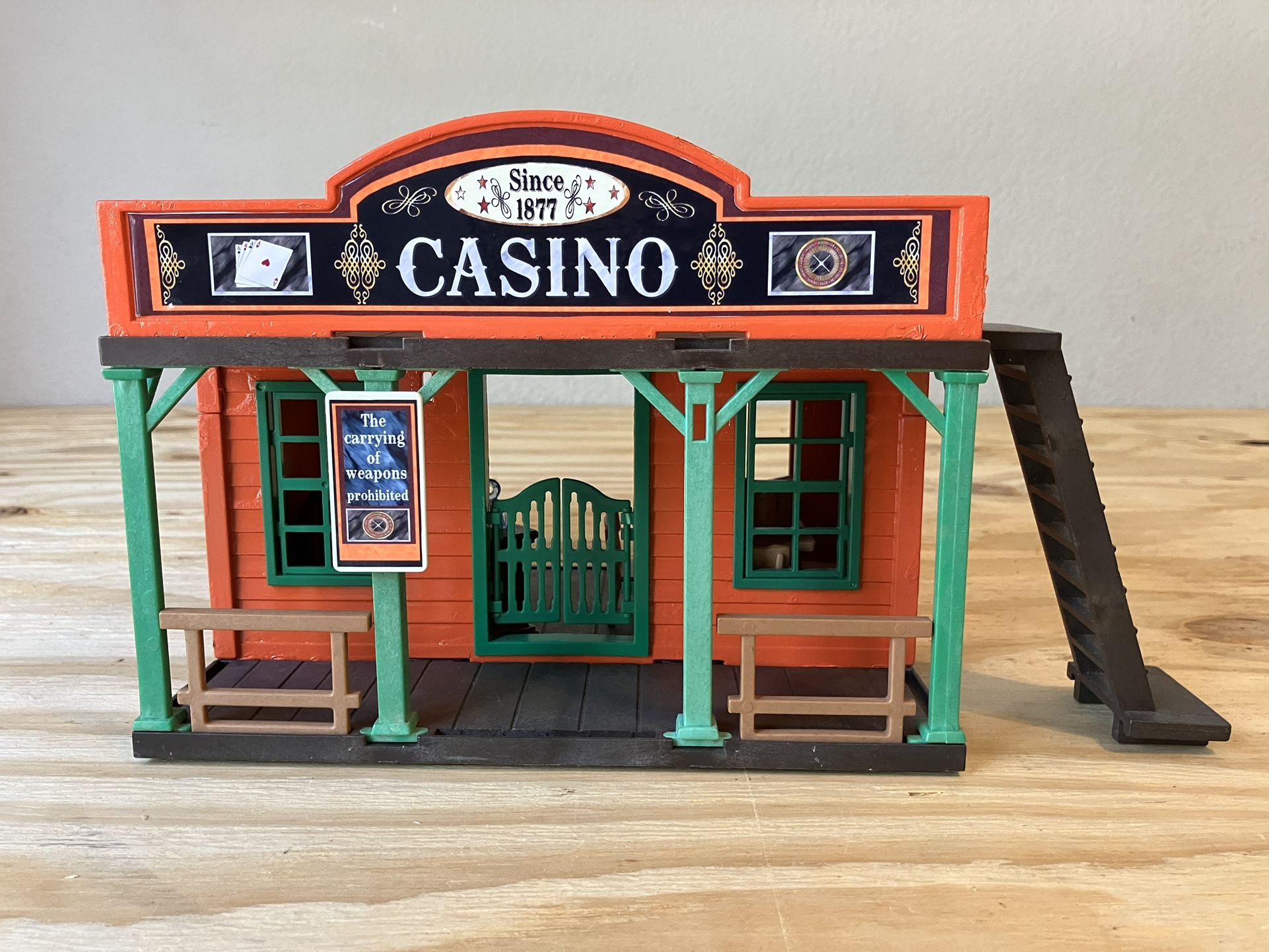 Playmobil Western Vintage Casino (custom) Saloon 3(contact info removed)