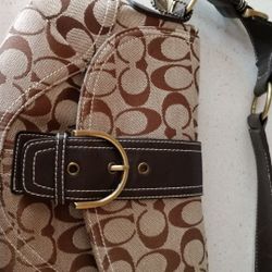 Coach Purse Brown Hobo