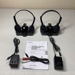 Sony Cordless Stereo Headphone System 