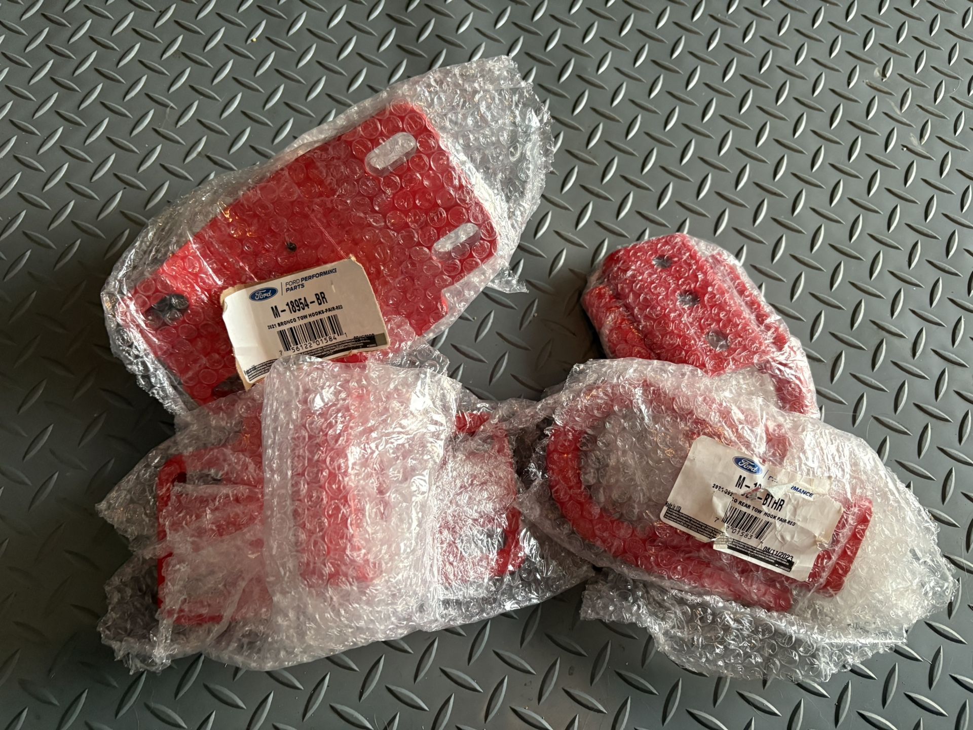 Ford Bronco Tow Hooks - Red