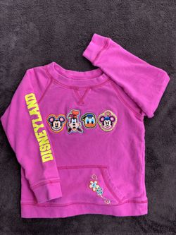 Disney little girls sweatshirt