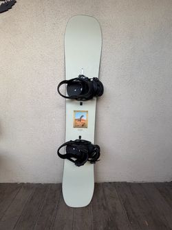 Burton GC Snowboard and Burton Bindings