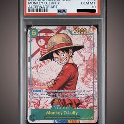 2025 Monkey D Luffy Alt Art Sec 118 OP13