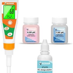UIUZMAR pH Tester for Food Digital pH Meter for Sourdough Starter and Dough Spear Sensor Food pH Kit Works for Fermented Sausages Cheese Sushi Rice Ca