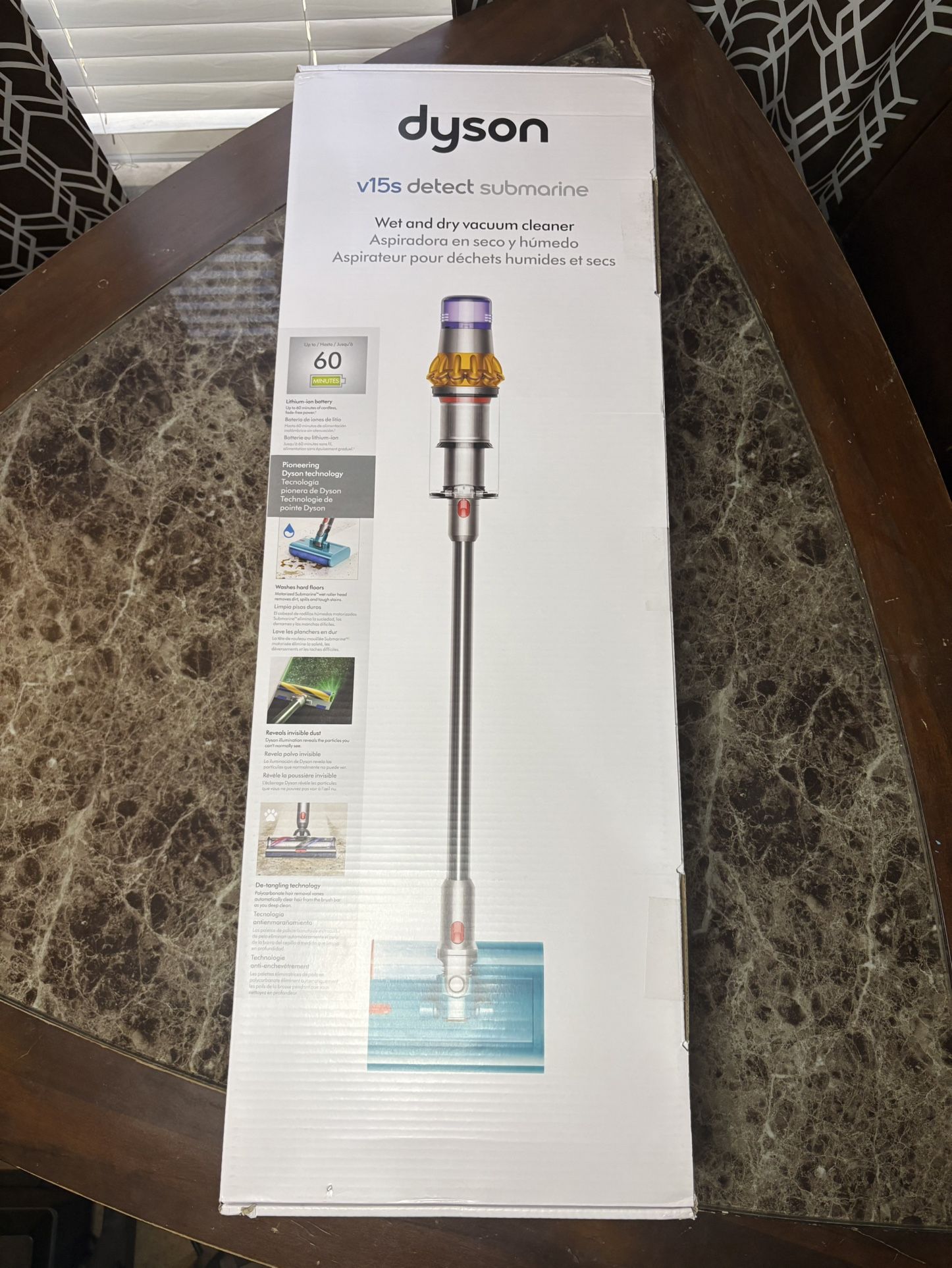 Dyson V15 Detect Submarine Cordless Wet/Dry Pet Stick Vacuum (Convertible to Handheld)