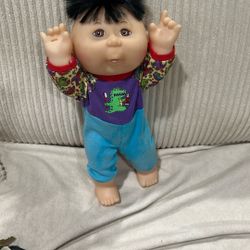 Cabbage Brushing Teeth Doll