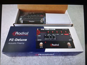 Radial engineering PZ-Deluxe acoustic preamp guitar bass mandolin Etc