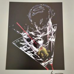 Lithograph by Michael Godard entitled “Splash Down”